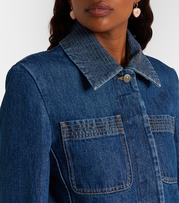 Feldjacke VGold aus Denim | Valentino