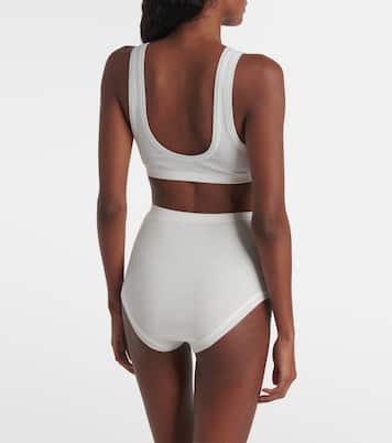 Tyra cotton-blend briefs | Calvin Klein Collection
