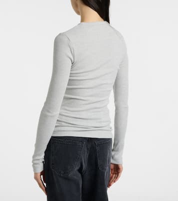 Delphi ribbed-knit top | Agolde