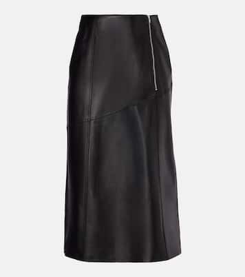 Bleistiftrock aus Leder | Victoria Beckham