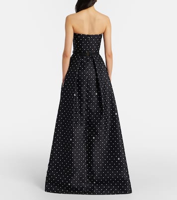 Belted polka-dot gown | Elie Saab