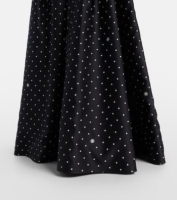 Belted polka-dot gown | Elie Saab
