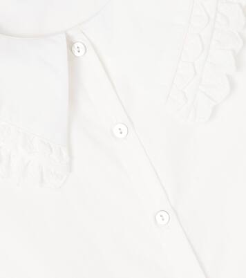 Coeur ruffled cotton shirt | Konges Sløjd