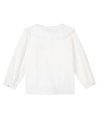 Coeur ruffled cotton shirt | Konges Sløjd