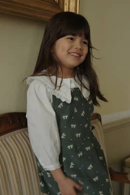 Coeur ruffled cotton shirt | Konges Sløjd