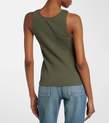 Cassandre cotton jersey tank top | Saint Laurent