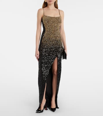 Abito lungo con perline | Balmain
