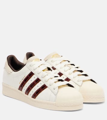 x Wales Bonner Superstar croc-effect leather sneakers | Adidas