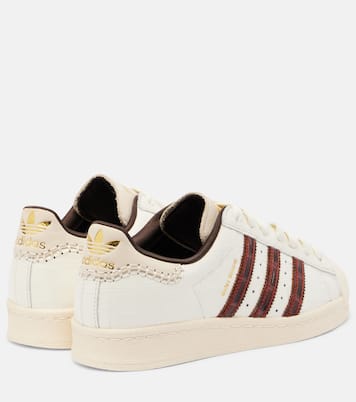 x Wales Bonner Superstar croc-effect leather sneakers | Adidas