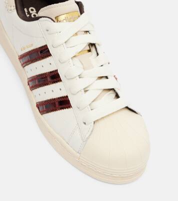 x Wales Bonner Superstar croc-effect leather sneakers | Adidas
