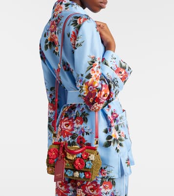 My Sicily Mini raffia-effect top-handle bag | Dolce&Gabbana