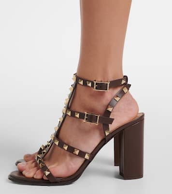 Verzierte Sandalen aus Leder | Valentino Garavani