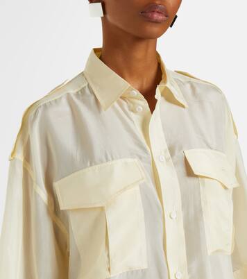 Oversize-Hemd aus Seide | Phoebe Philo