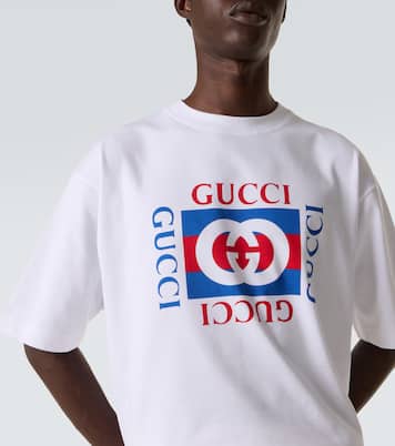 T-Shirt Interlocking G aus Baumwoll-Jersey | Gucci