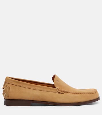 Verzierte Slip-Ons aus Veloursleder | Tod's