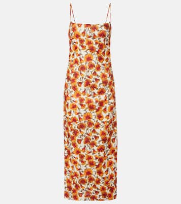 Floral linen midi dress | SIR
