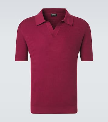 Knitted cotton polo shirt | Zegna
