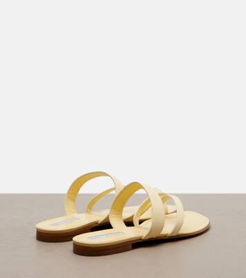 Susaflat leather thong sandals | Manolo Blahnik