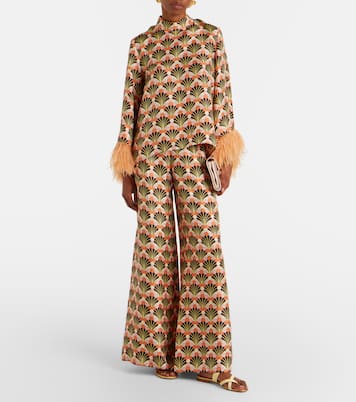 Susaflat leather thong sandals | Manolo Blahnik