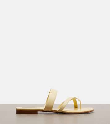 Susaflat leather thong sandals | Manolo Blahnik