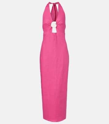 Orly cutout linen midi dress | Cala de la Cruz