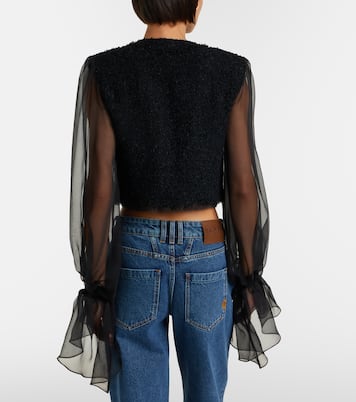 Silk-trimmed bouclé jacket | Balmain