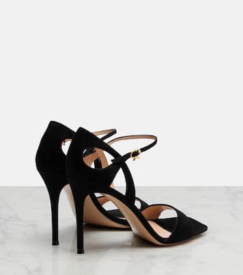 Suede slingback sandals | Gianvito Rossi