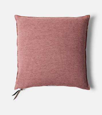 Linen crêpe cushion | Maison de Vacances