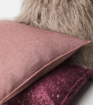 Linen crêpe cushion | Maison de Vacances