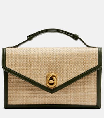Knot Lock Medium raffia top-handle bag | Bottega Veneta