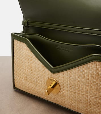 Knot Lock Medium raffia top-handle bag | Bottega Veneta