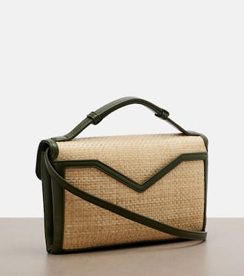 Knot Lock Medium raffia top-handle bag | Bottega Veneta