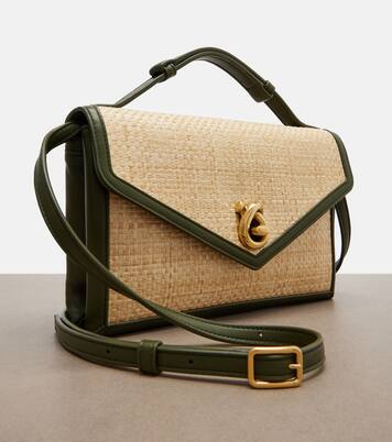 Knot Lock Medium raffia top-handle bag | Bottega Veneta