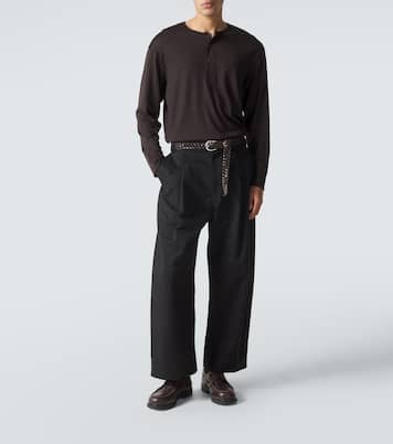 Kuyto wool Henley shirt | Studio Nicholson