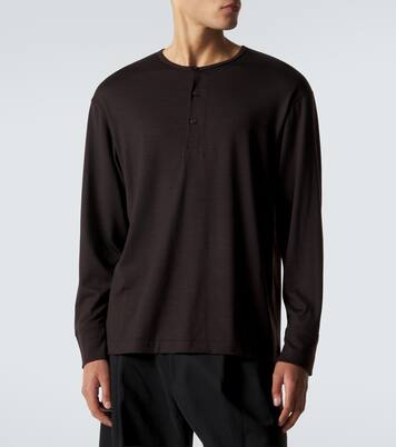 Kuyto wool Henley shirt | Studio Nicholson