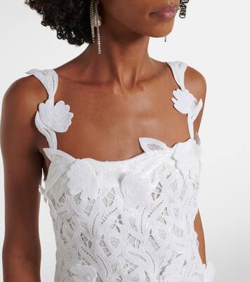 Marenna broderie anglaise sequined gown | Simkhai