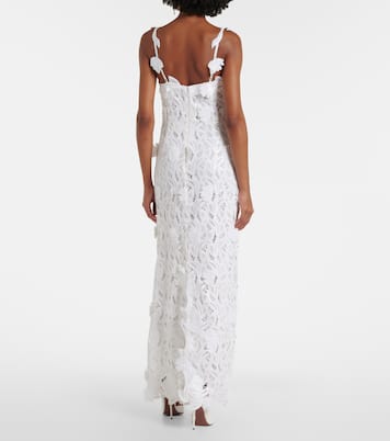 Marenna broderie anglaise sequined gown | Simkhai