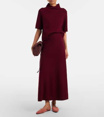 Torie cashmere midi skirt | Lisa Yang