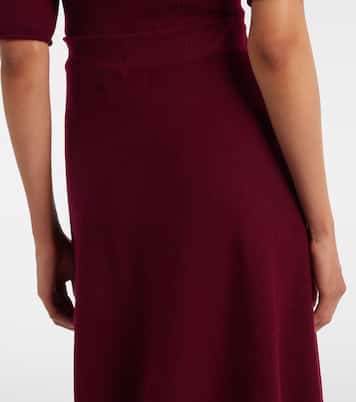 Torie cashmere midi skirt | Lisa Yang