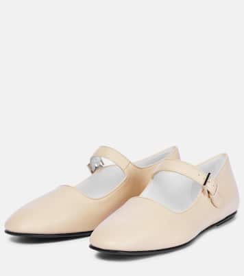 Ava leather ballet flats | The Row