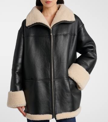 Oversized shearling jacket | Toteme