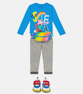 Printed cotton top | Stella McCartney Kids