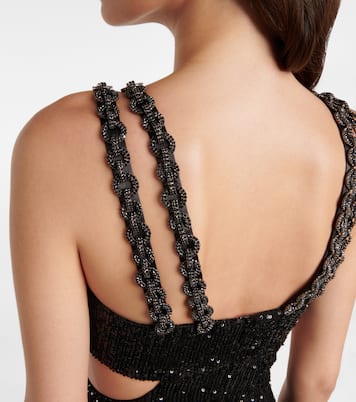 Robe midi Missing Hours à sequins | Rebecca Vallance