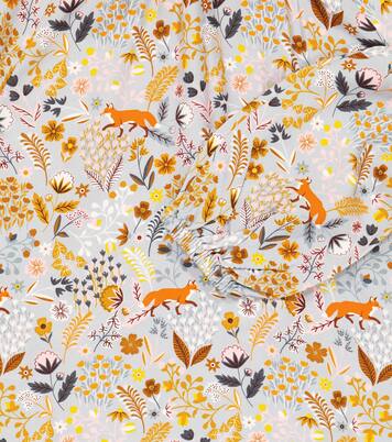 Ruffle-trimmed printed blouse | Il Gufo