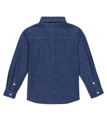 Embroidered denim shirt | Mini Rodini