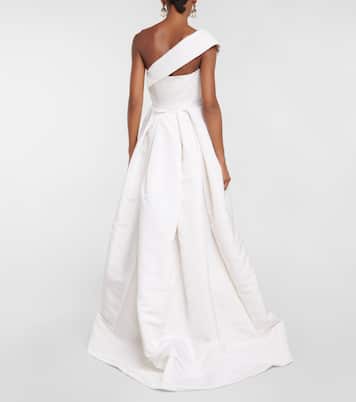 Bridal Freyja one-shoulder silk gown | Vivienne Westwood