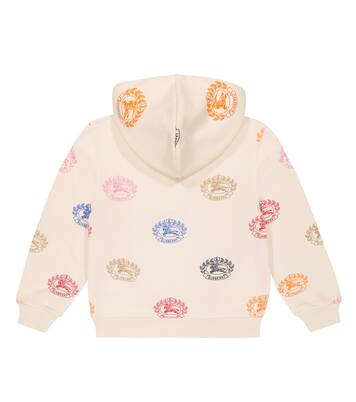Sweat-shirt à capuche imprimé en coton à logo | Burberry Kids
