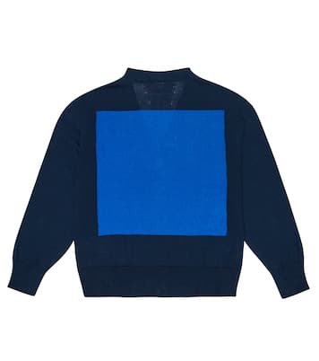 Cardigan Raccoon en coton à logo | The Animals Observatory