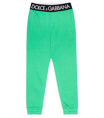 Logo cotton jersey sweatpants | Dolce&Gabbana Kids