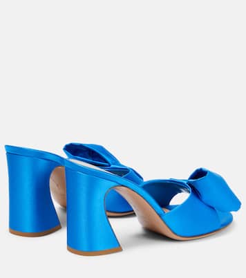 Pantoletten Rosie aus Satin | Gianvito Rossi